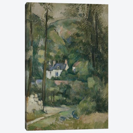 Maisons Dans La Verdure 1881 Canvas Print #1093} by Paul Cezanne Canvas Print