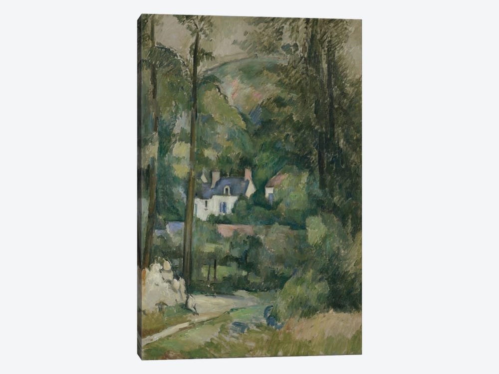 Maisons Dans La Verdure 1881 by Paul Cezanne 1-piece Canvas Wall Art