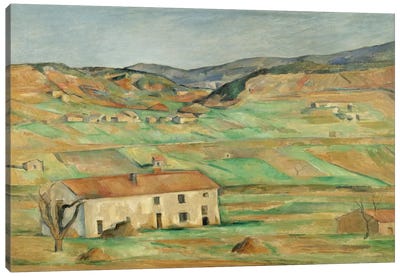 Environs De Gardanne 1886-1890 Canvas Art Print - Paul Cezanne