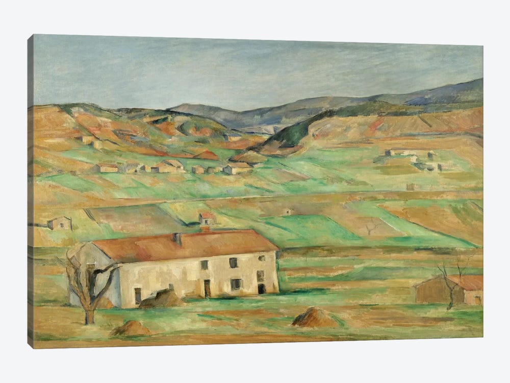 Environs De Gardanne 1886-1890 by Paul Cezanne 1-piece Canvas Art Print