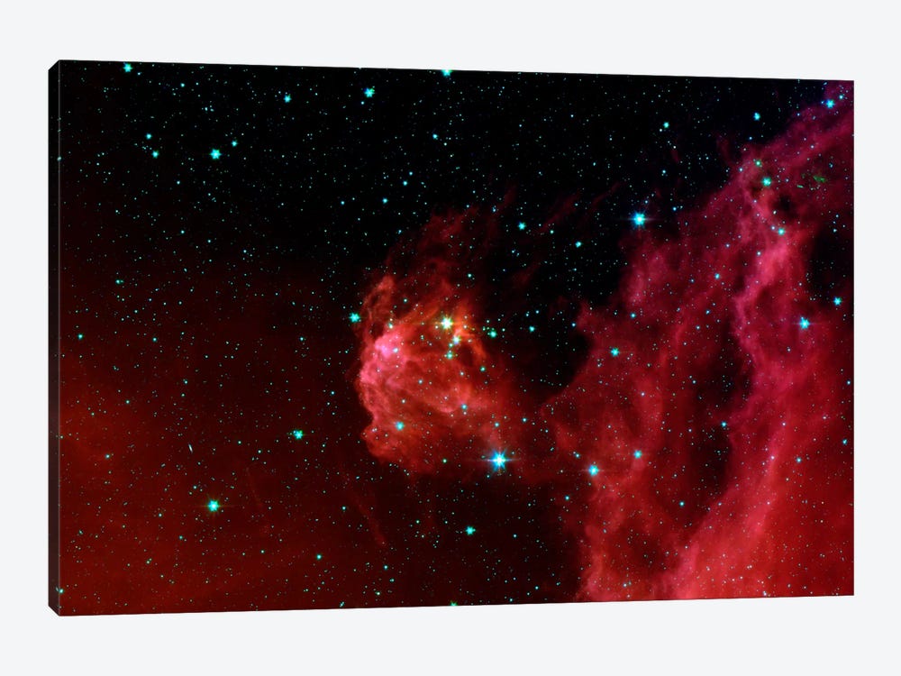 Stars Hatching from Orion's Head (Spitzer Space Station) 1-piece Art Print