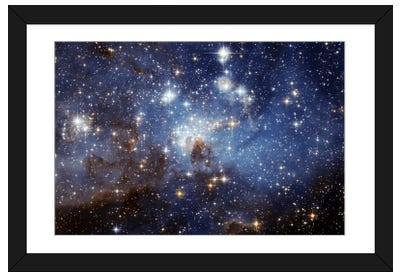 LH-95 Stellar Nursery (Hubble Space Telescope) Paper Art Print - Photography Art