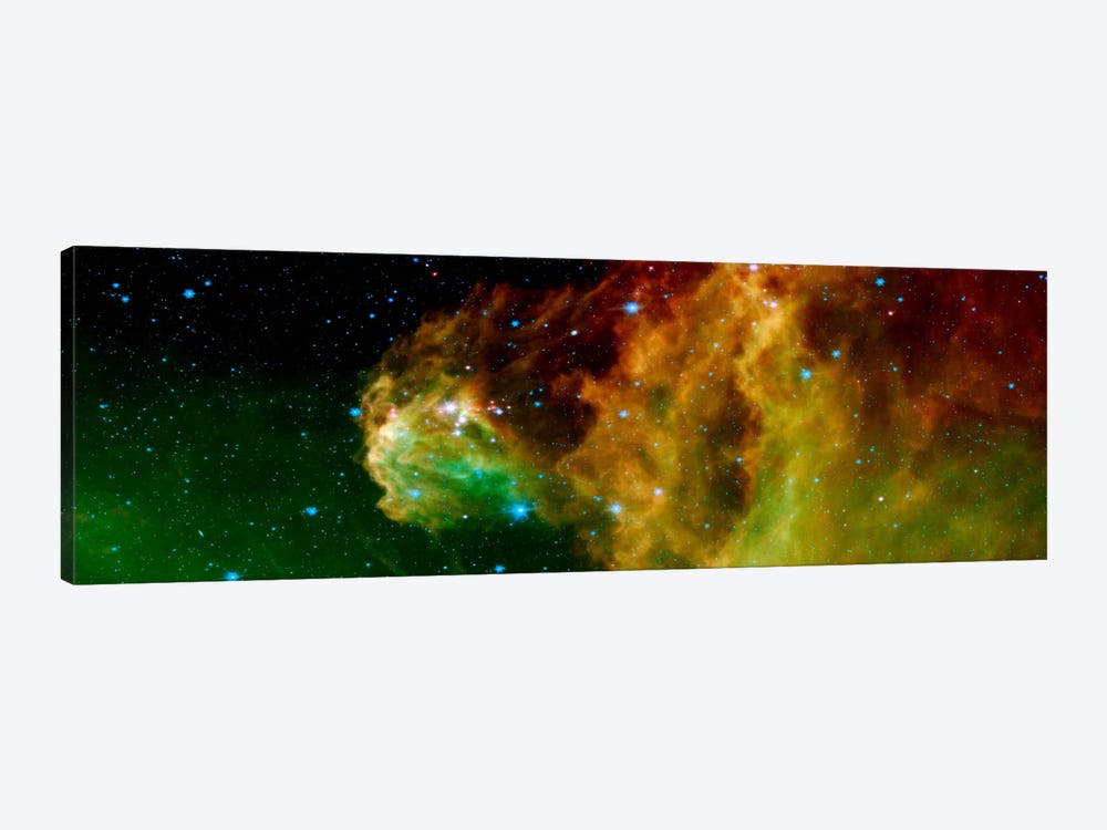 Stars Emerging From Orion's Head (Spitzer Space Observatory) by Unknown Artist 1-piece Canvas Artwork
