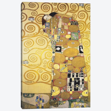 Erfullung 1905 Canvas Print #1104} by Gustav Klimt Canvas Wall Art