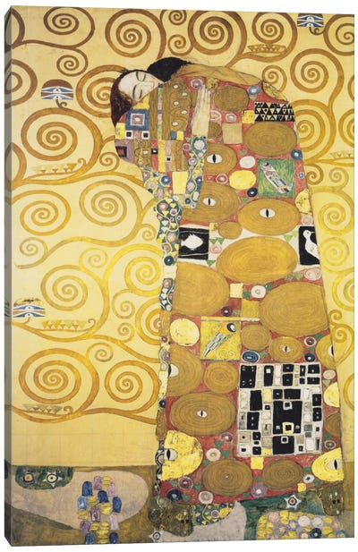 Erfullung 1905 Canvas Art Print - Gustav Klimt