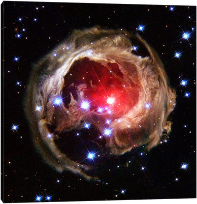 V838 Monocerotis (Hubble Space Telescope) Canvas Art Print - Astronomy & Space Art