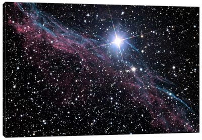 Veil Nebula (NASA) Canvas Art Print - Galaxy Art