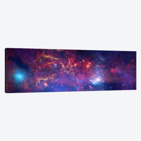 Center of the Milky Way Galaxy (Chandra/Hubble/Spitzer) Canvas Print #11103} by NASA Canvas Artwork