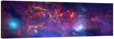 Center of the Milky Way Galaxy (Chandra/Hubble/Spitzer) Canvas Art Print - Star Art