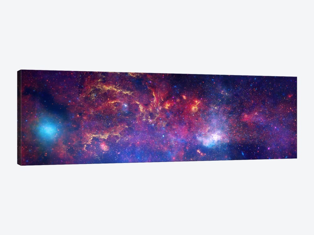 Center of the Milky Way Galaxy (Chandra/Hubble/Spitzer) by NASA 1-piece Canvas Art