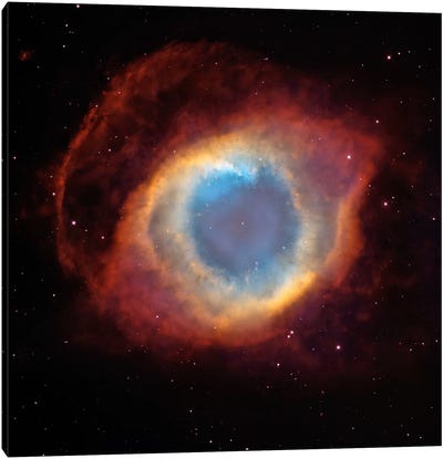 Helix (Eye of God) Nebula (Hubble Space Telescope) Canvas Art Print - Astronomy & Space Art
