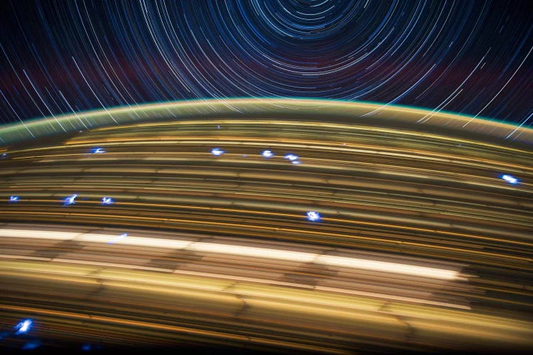 Long Exposure Star Photograph From Space IV