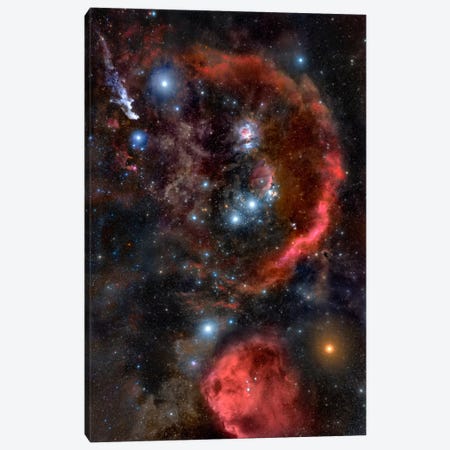 Orion the Hunter (Hubble Space Telescope) Canvas Print #11121} by NASA Canvas Art