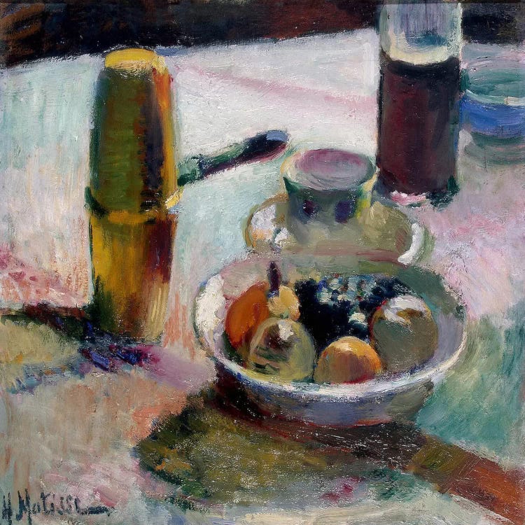Fruit & Coffeepot by Henri Matisse wall art