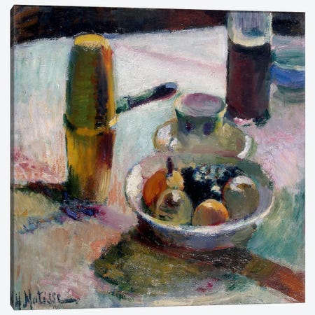Fruit & Coffeepot Canvas Print #11124} by Henri Matisse Canvas Art Print