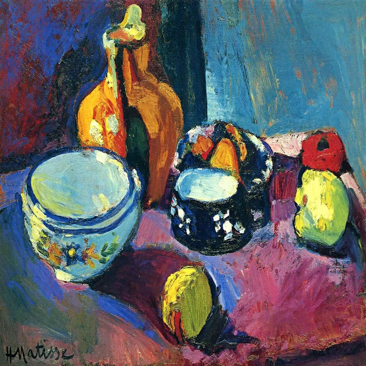 Dishes & Fruit by Henri Matisse canvas print
