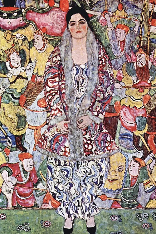 Portrait of Friederike Maria Beer 1916 by Gustav Klimt wall art