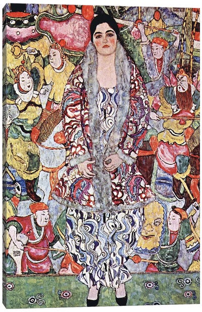 Portrait of Friederike Maria Beer 1916 Canvas Art Print - Gustav Klimt