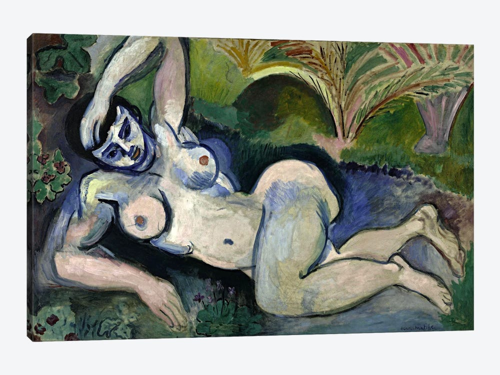 Blue Nude or Souvenir of Biskra (1906) by Henri Matisse 1-piece Canvas Art