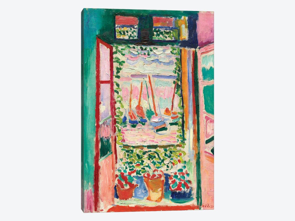 Open Window at Collioure (1905) by Henri Matisse 1-piece Canvas Print