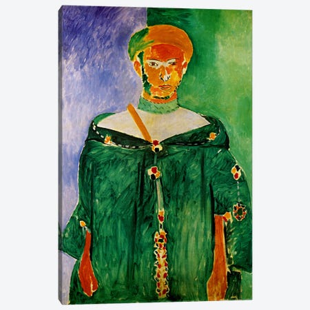 Moroccan in Green (1913) Canvas Print #11149} by Henri Matisse Canvas Art