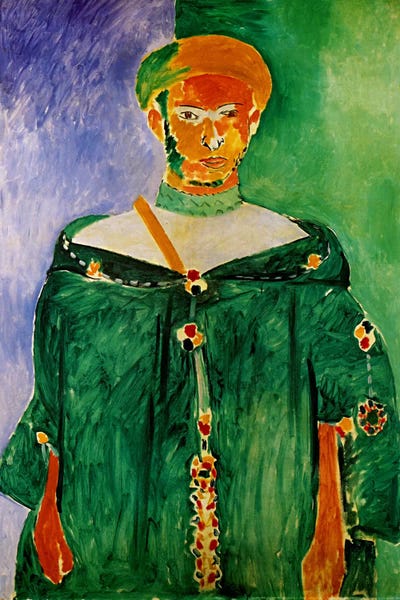 All Things Matisse: Moroccan in Green (1913) by Henri Matisse