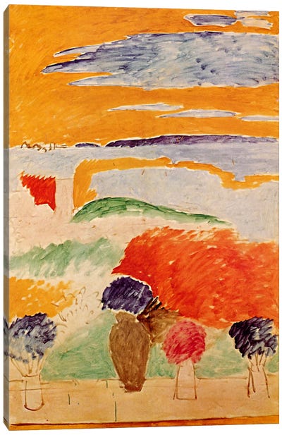 An Open Window At Tangiers, c.1912-13 Canvas Art Print - Modernism Art