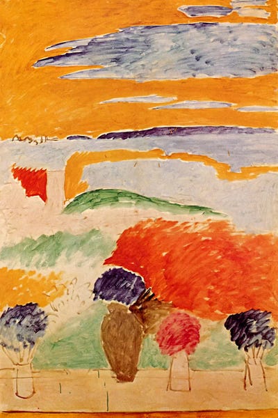 All Things Matisse: An Open Window At Tangiers, c.1912-13 by Henri Matisse