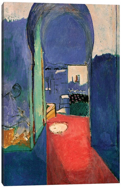 Entrance to the Kasbeh (1912) Canvas Art Print - Henri Matisse