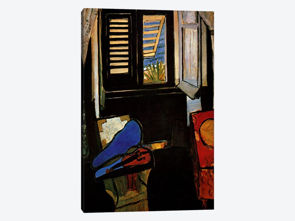 Interior with a Violin by Henri Matisse 1-piece Canvas Print