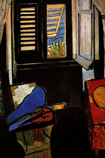 Henri Matisse: Interior with a Violin by Henri Matisse