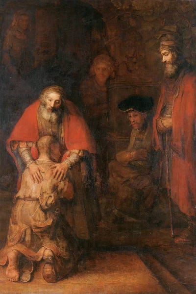 Brown: Return of the Prodigal Son c. 1668 by Rembrandt van Rijn
