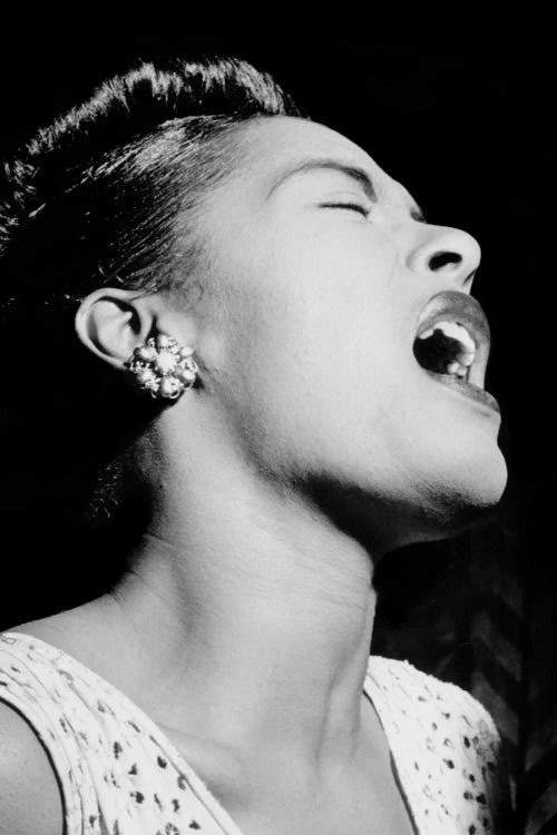 Portrait of Billie Holiday, Downbeat, New York, N.Y., ca. Feb. 1947