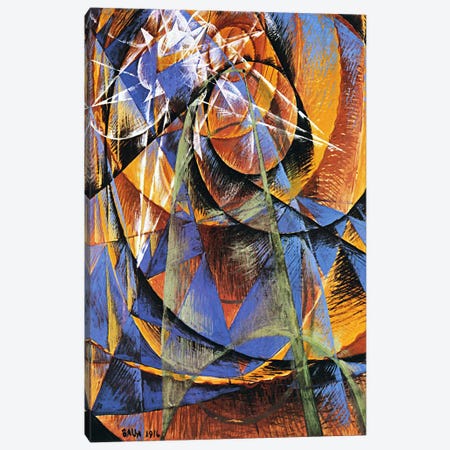 Planet Mercury passing in front of the Sun Canvas Print #11239} by Giacomo Balla Canvas Art