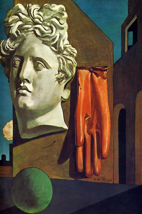 The Song of Love by Giorgio de Chirico wall art