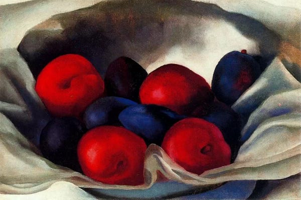 Kitchen: Plums by Georgia O'Keeffe