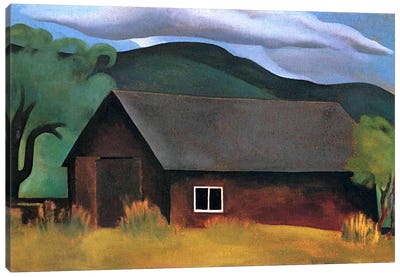 My Shanty, Lake George Canvas Art Print - Modernism Art