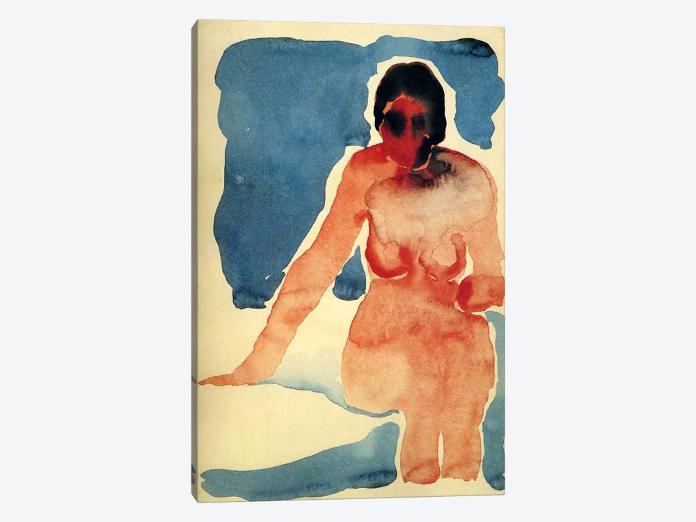 Seated Nude by Georgia O'Keeffe 1-piece Canvas Artwork