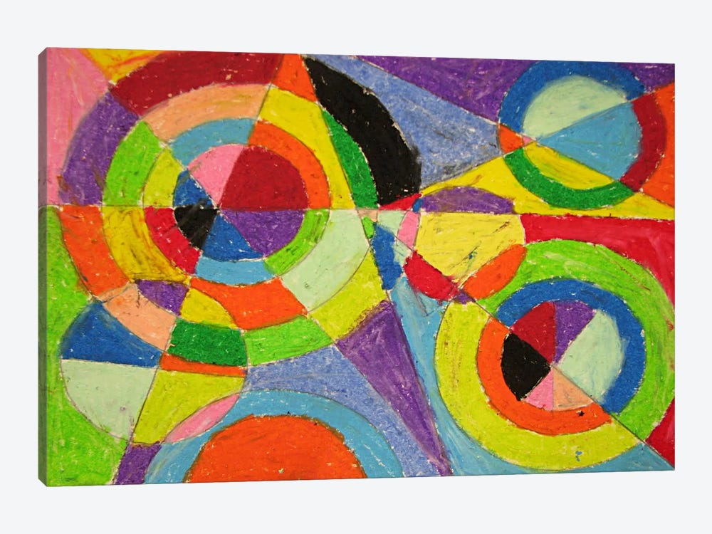 Color Explosion by Robert Delaunay 1-piece Canvas Print