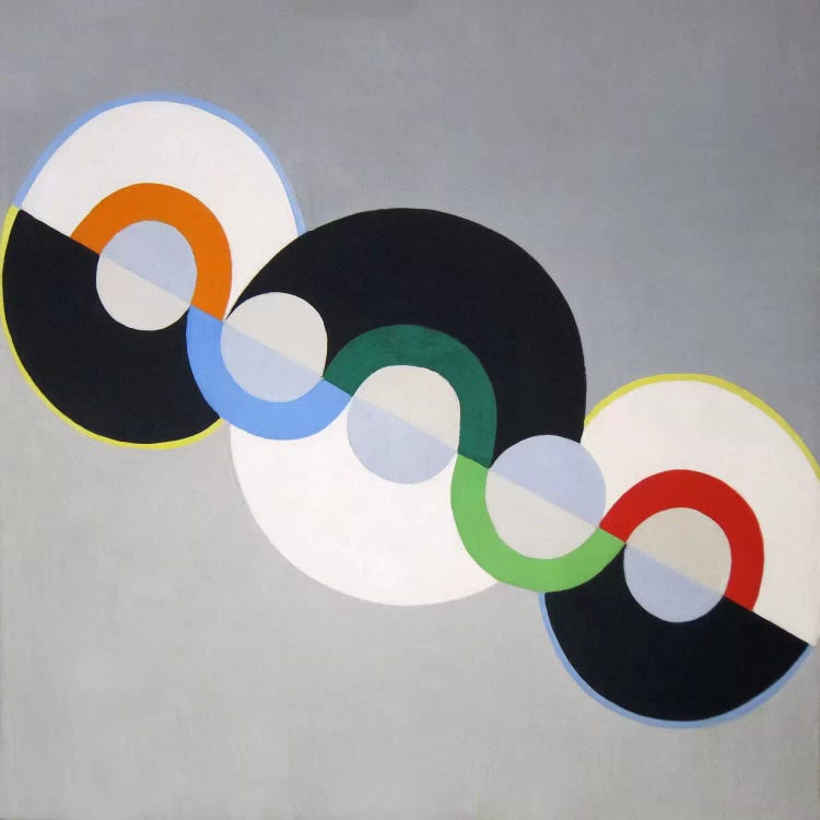 Endless Rhythm by Robert Delaunay wall art