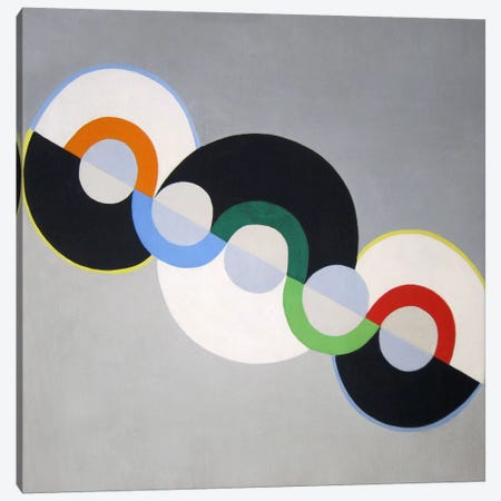 Endless Rhythm Canvas Print #11314} by Robert Delaunay Canvas Artwork