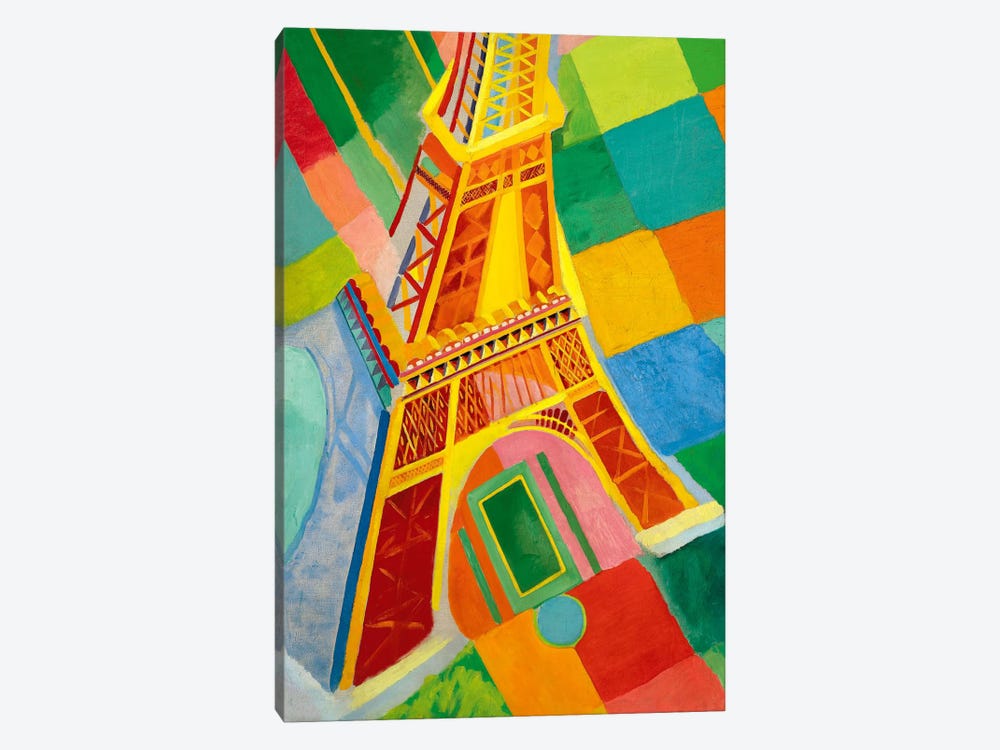 Tour Eiffel (Tower) by Robert Delaunay 1-piece Canvas Print
