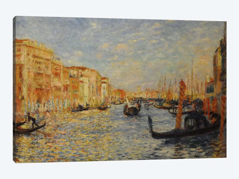Grand Canal Venice by Pierre Auguste Renoir 1-piece Canvas Artwork