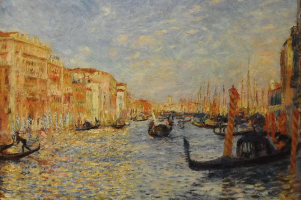 European Décor: Grand Canal Venice by Pierre-Auguste Renoir