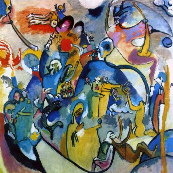 Abstract Oil Painting: All Saints Day II by Wassily Kandinsky
