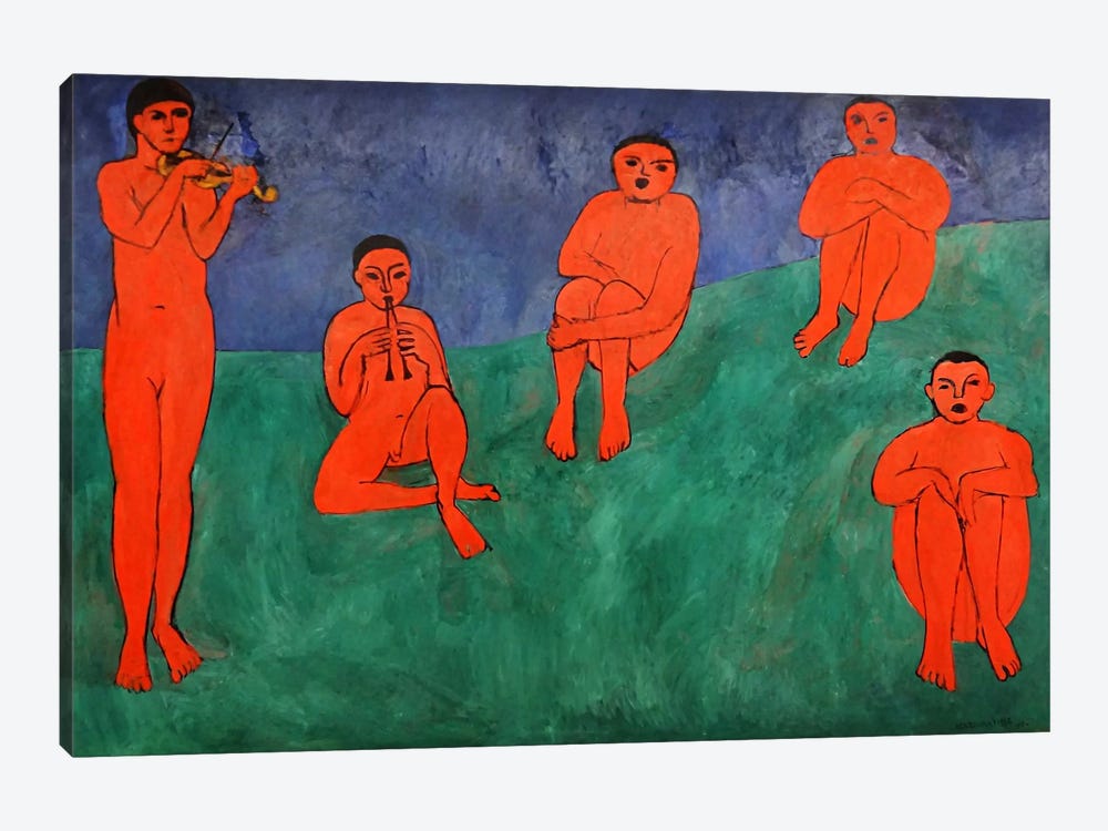 Music by Henri Matisse 1-piece Canvas Wall Art