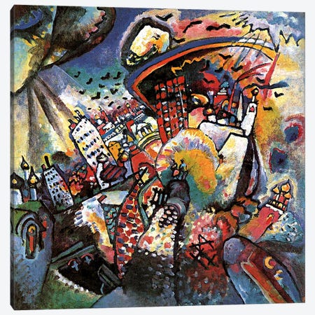 Moscow II Canvas Print #11361} by Wassily Kandinsky Canvas Art