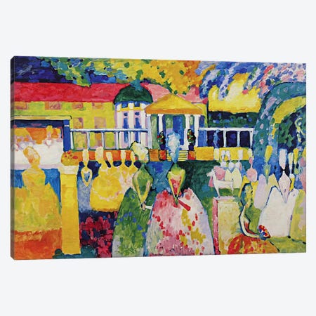 Crinolines Canvas Print #11386} by Wassily Kandinsky Canvas Art Print