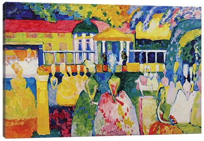 Crinolines Canvas Art Print - Artwork Similar to Wassily Kandinsky