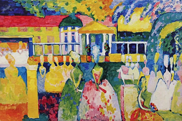 All Things Kandinsky: Crinolines by Wassily Kandinsky